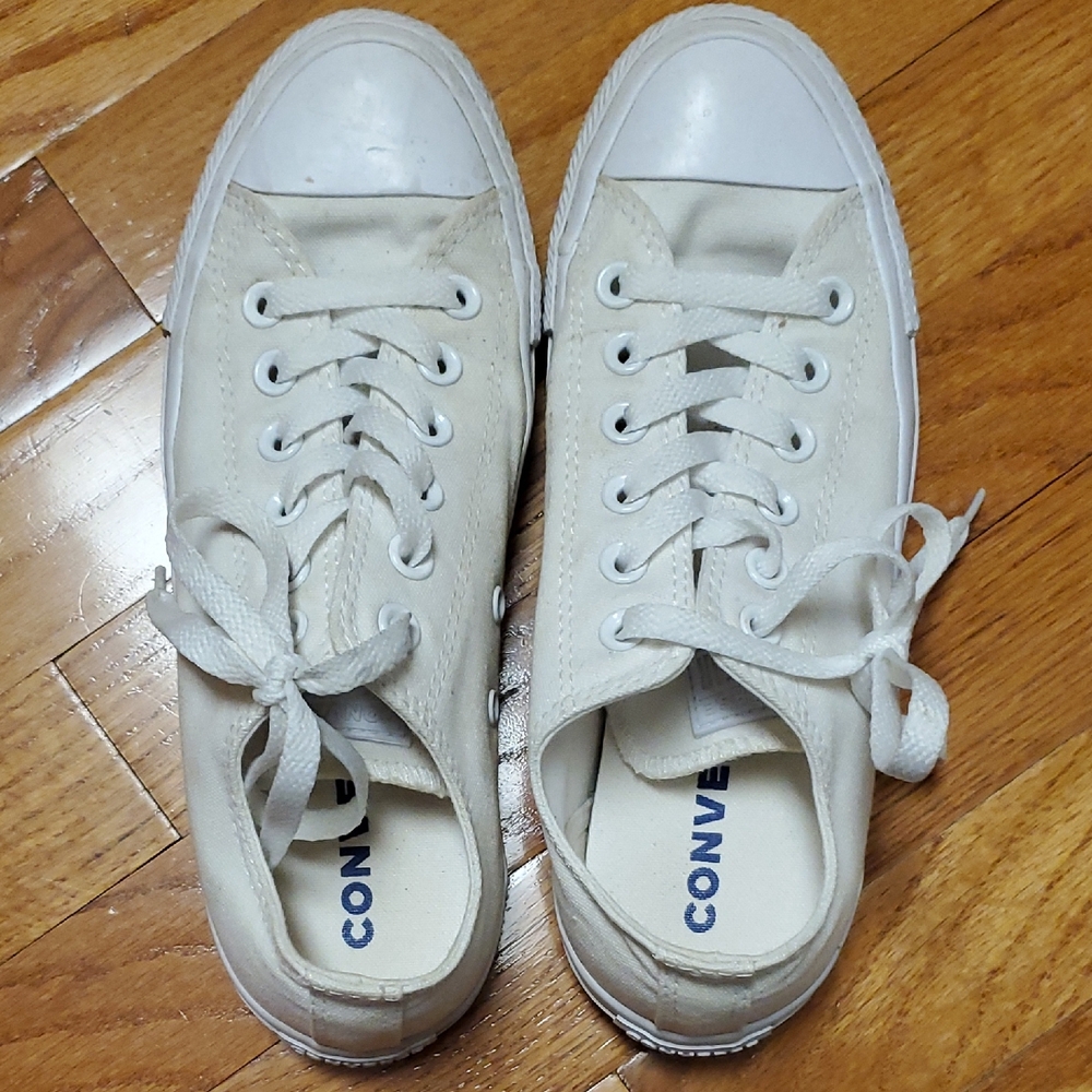 Converse Off-White Canvas Sneakers
